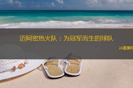 迈阿密热火队：为冠军而生的球队